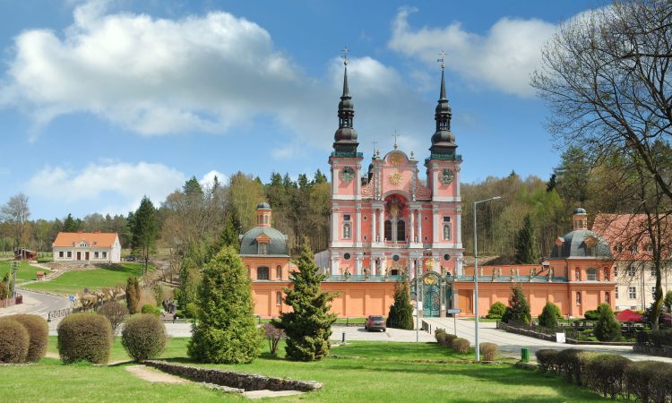the famous Swieta Lipka Church in Masuria,Poland